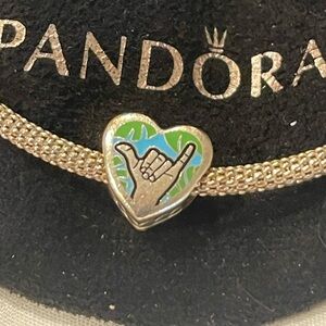 Pandora Hawaii Exclusive Sterling Silver and Enamel Charm